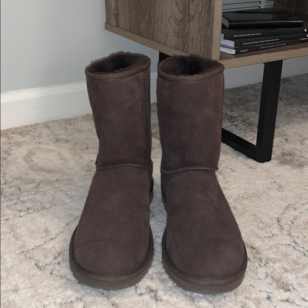 Chocolate Brown off brand Ugg boot!